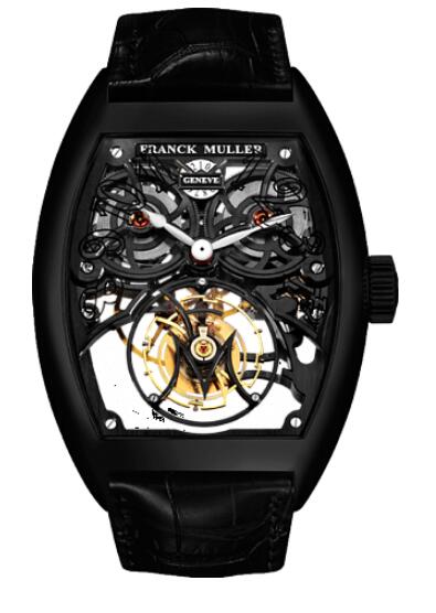 Franck Muller Cintree Curvex Giga Tourbillon Black 8889 T G SQT BR NR Replica watch